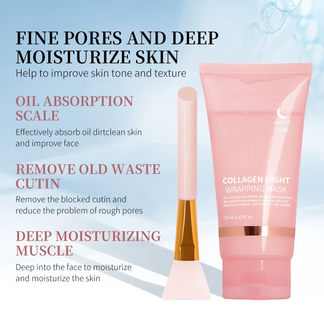 Masque de Nuit Collagène – “Collagen Night Wrapping Mask”